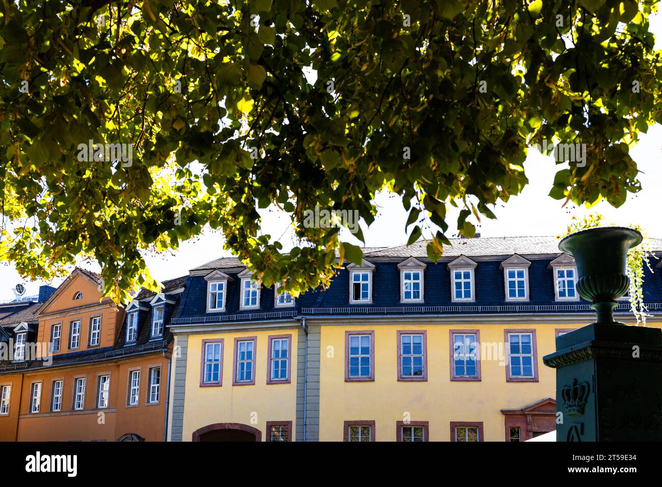 Das Haus goethes in weimar Stockfoto