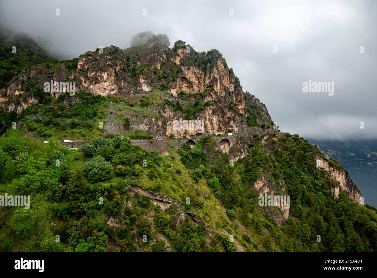 Amalfi Coast Drive - Italien Stockfoto