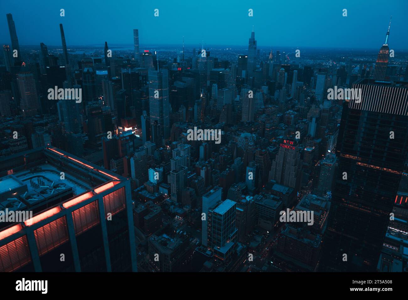 Wolkenkratzer von NYC Stockfoto
