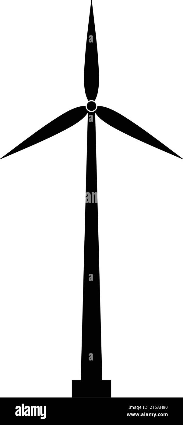 Windmühle Icon Vektor Illustration Design Stock Vektor