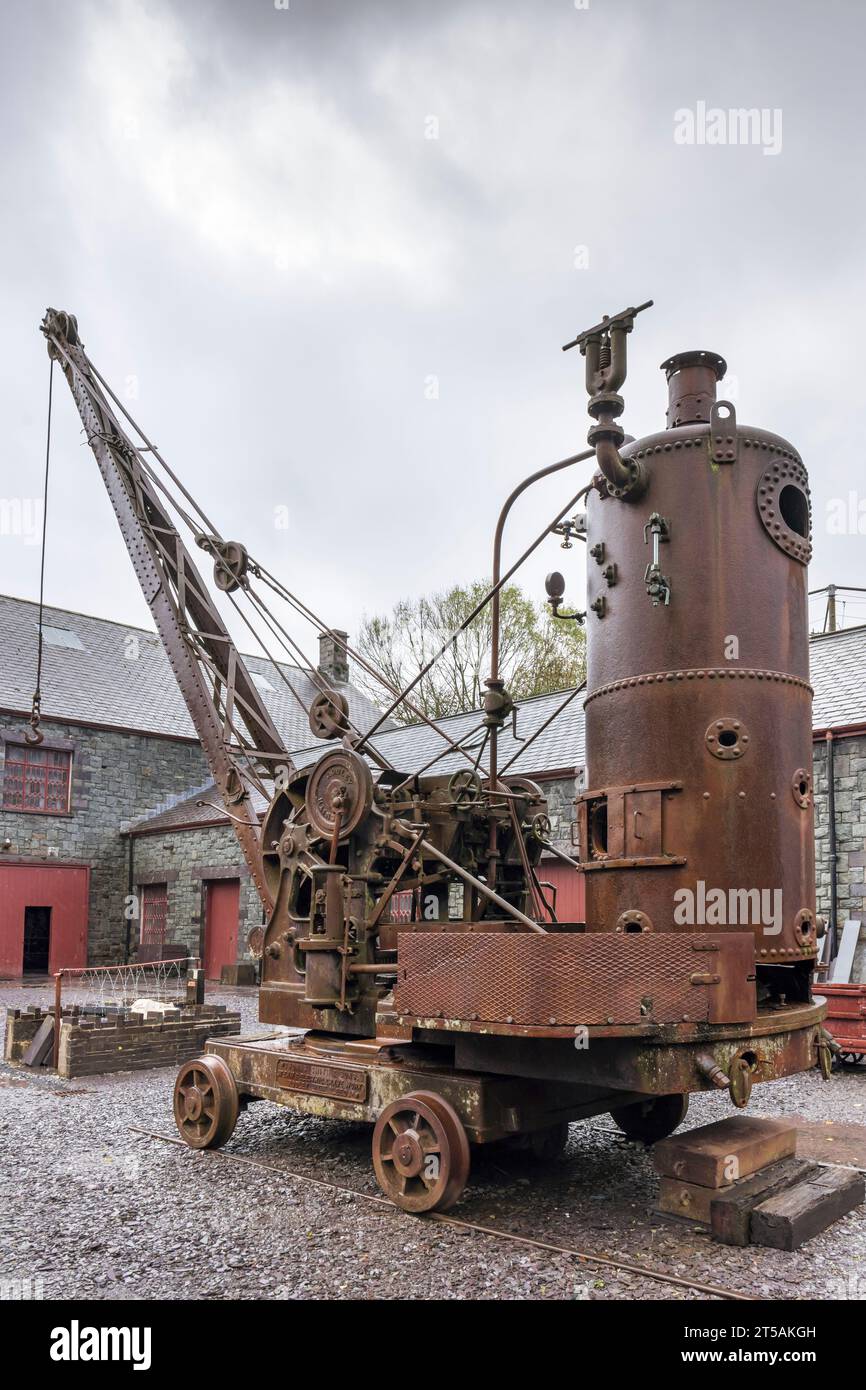 Das National Slate Museum In Llanberis, Nordwales. Eine kostenlose Touristenattraktion im Padarn Country Park Stockfoto