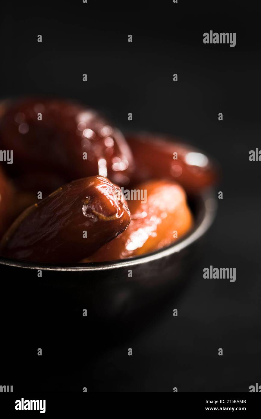 Nahaufnahme des Bugs mit Snack am ramadan-Tag Stockfoto