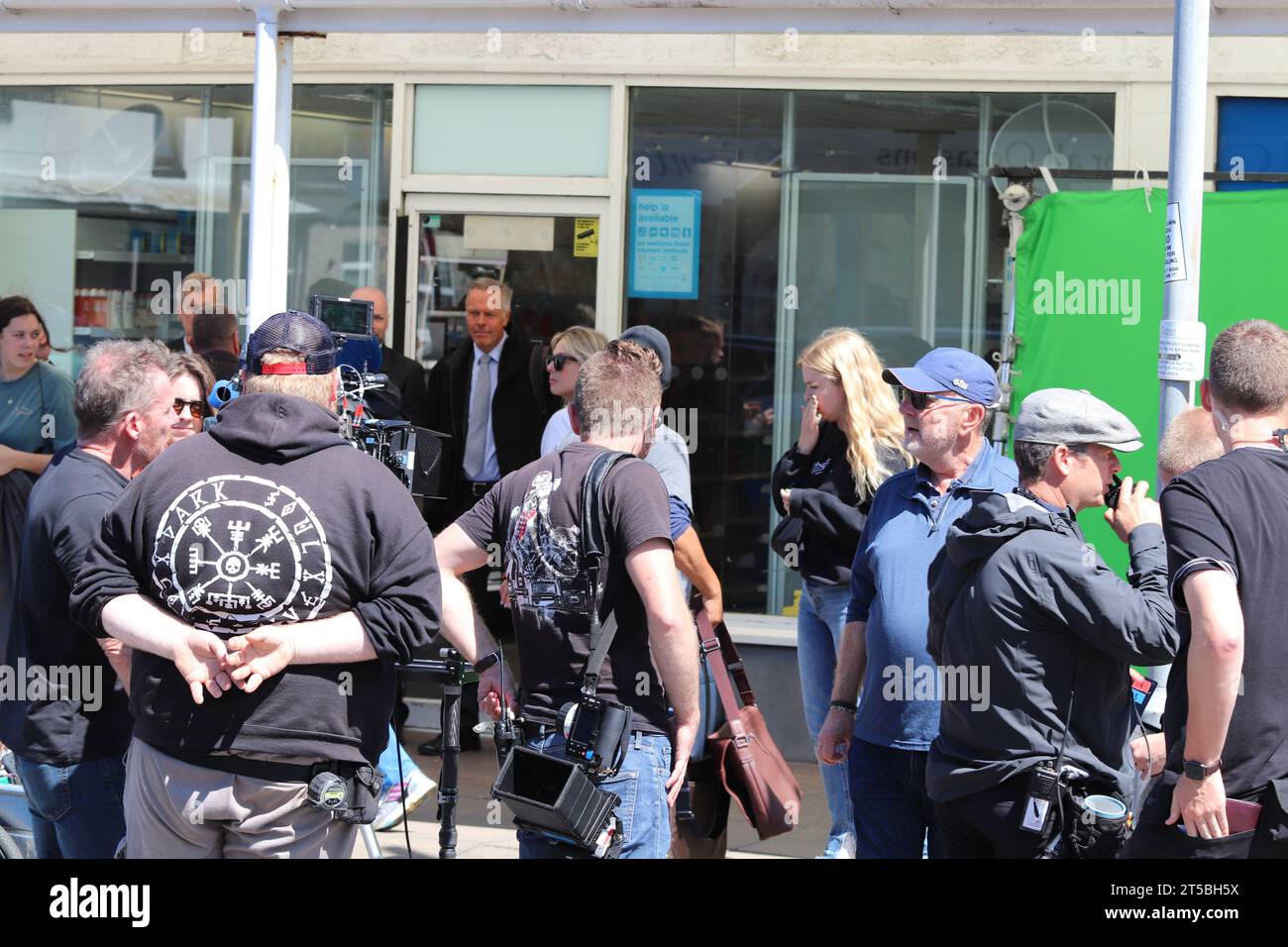 Mr. Bates / The Post Office ist ein ITV-Drama, das auf einer wahren Geschichte der Ungerechtigkeit in Craig-y-Don Llandudno, Wales basiert Stockfoto