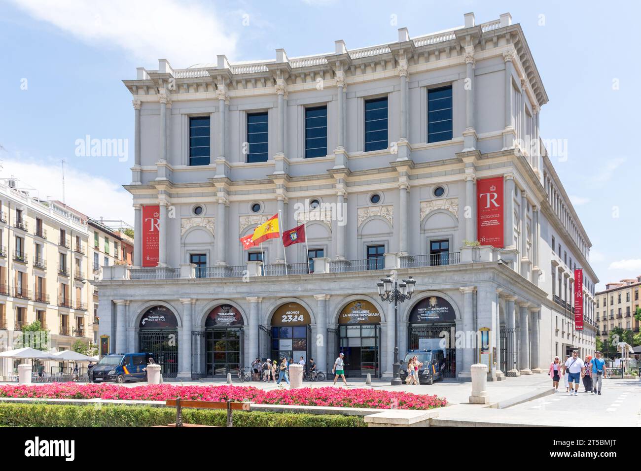 Teatro Real (Königliches Opernhaus), Place de Isabel II, Centro, Madrid, Königreich Spanien Stockfoto