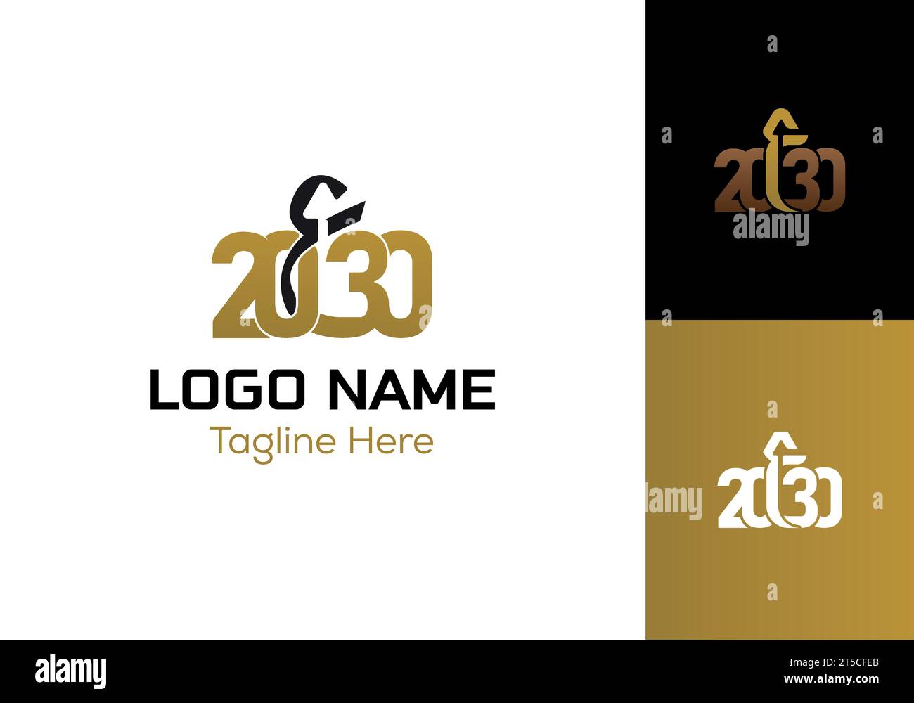 Moderner arabischer Buchstabe ain Logo. Es ist minimalistisch, modern, elegant und schlicht gestaltet. Geeignet für digitale Unternehmen, Partnerunternehmen, Unternehmen, Stiftungen Stock Vektor