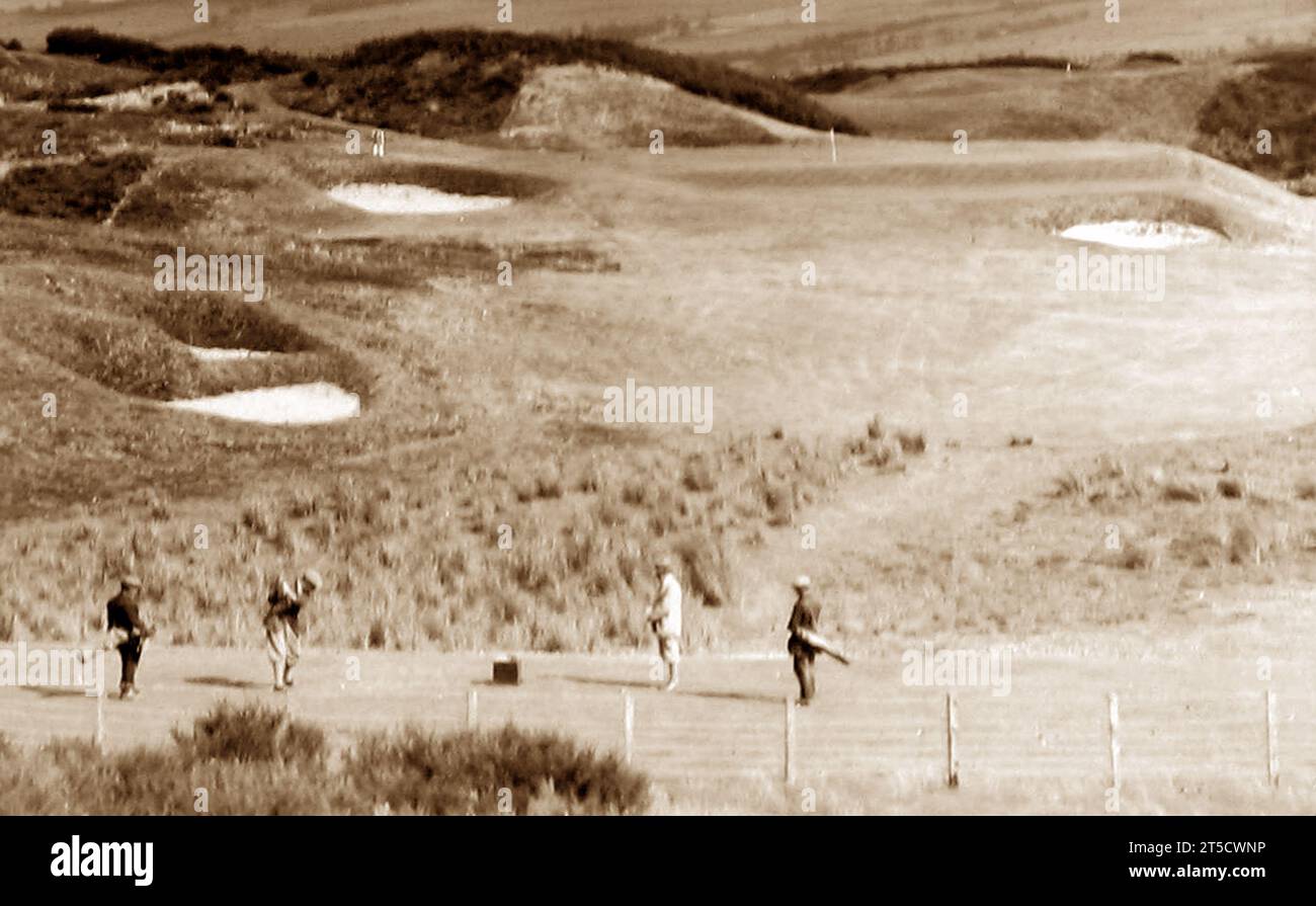 The Witches' Bowster, 5. Loch von Queen's Course, Gleneagles Golf Course, Anfang der 1900er Jahre Stockfoto