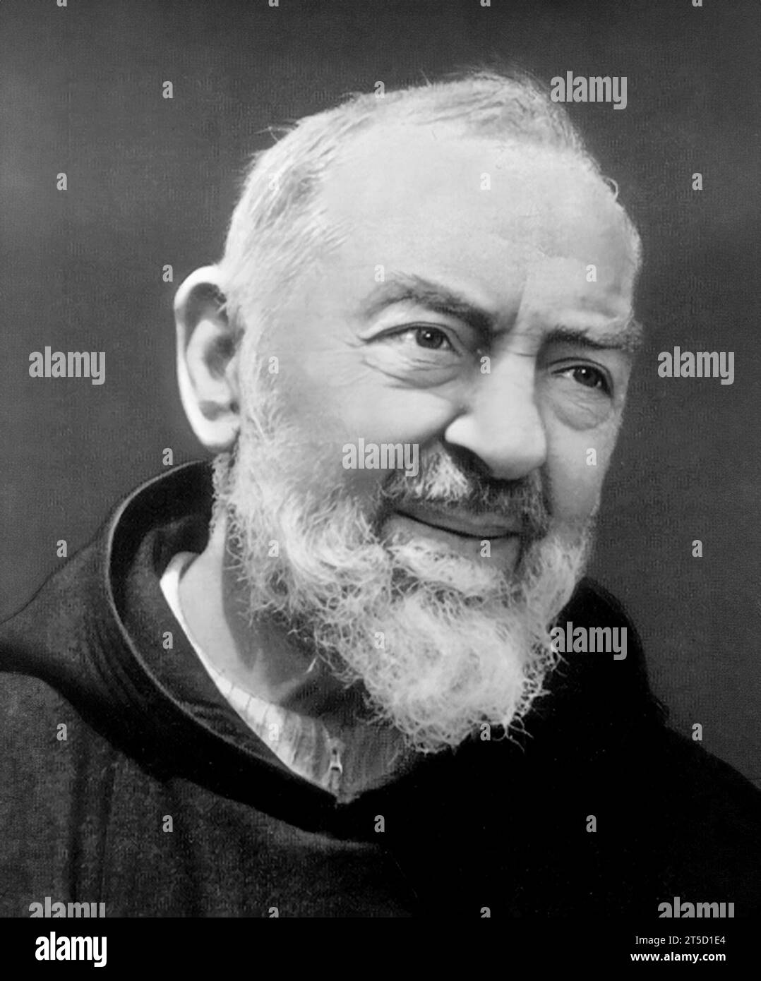Padre Pio. Porträt des katholischen Mönchs und heiligen Pio von Pietrelcina (* Francesco Forgione; 1887–1968), um 1947 Stockfoto