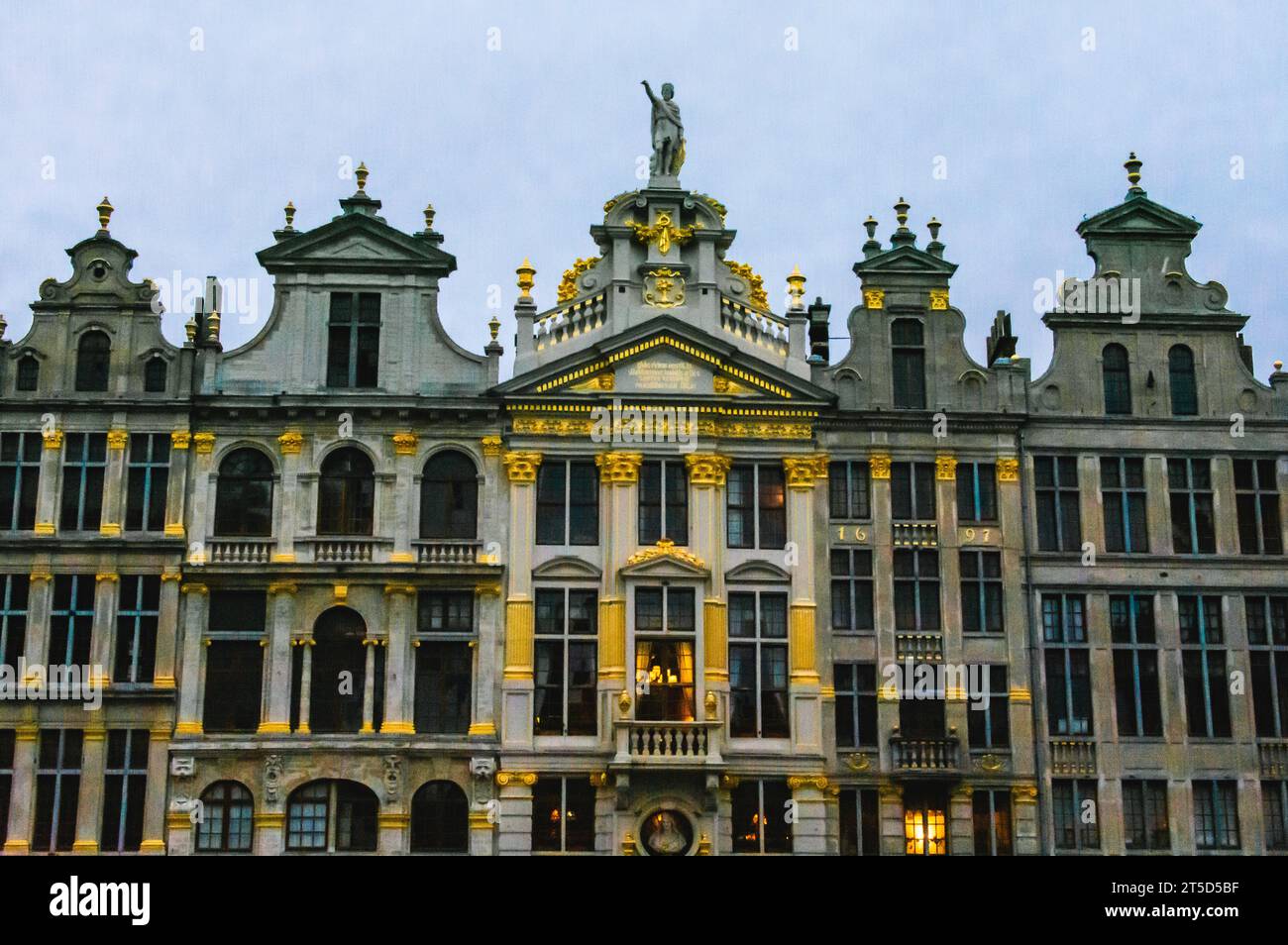 Brüssel Stadt ist die Hauptstadt Belgiens für Ferien das ganze Jahr über, mit vielen antiken Denkmälern und ausgezeichnetem Klima, Brüssel Stadt, Belgien, 02-10- Stockfoto