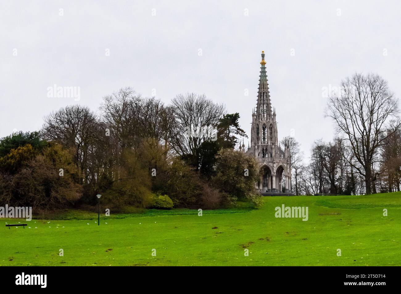 Brüssel Stadt ist die Hauptstadt Belgiens für Ferien das ganze Jahr über, mit vielen antiken Denkmälern und ausgezeichnetem Klima, Brüssel Stadt, Belgien, 02-10- Stockfoto