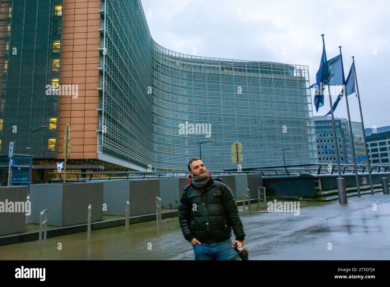 Brüssel Stadt ist die Hauptstadt Belgiens für Ferien das ganze Jahr über, mit vielen antiken Denkmälern und ausgezeichnetem Klima, Brüssel Stadt, Belgien, 02-10- Stockfoto