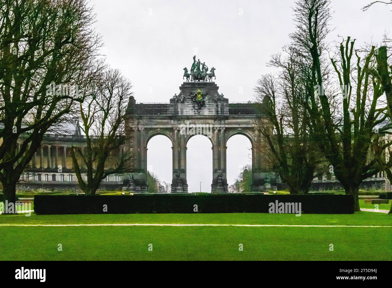 Brüssel Stadt ist die Hauptstadt Belgiens für Ferien das ganze Jahr über, mit vielen antiken Denkmälern und ausgezeichnetem Klima, Brüssel Stadt, Belgien, 02-10- Stockfoto