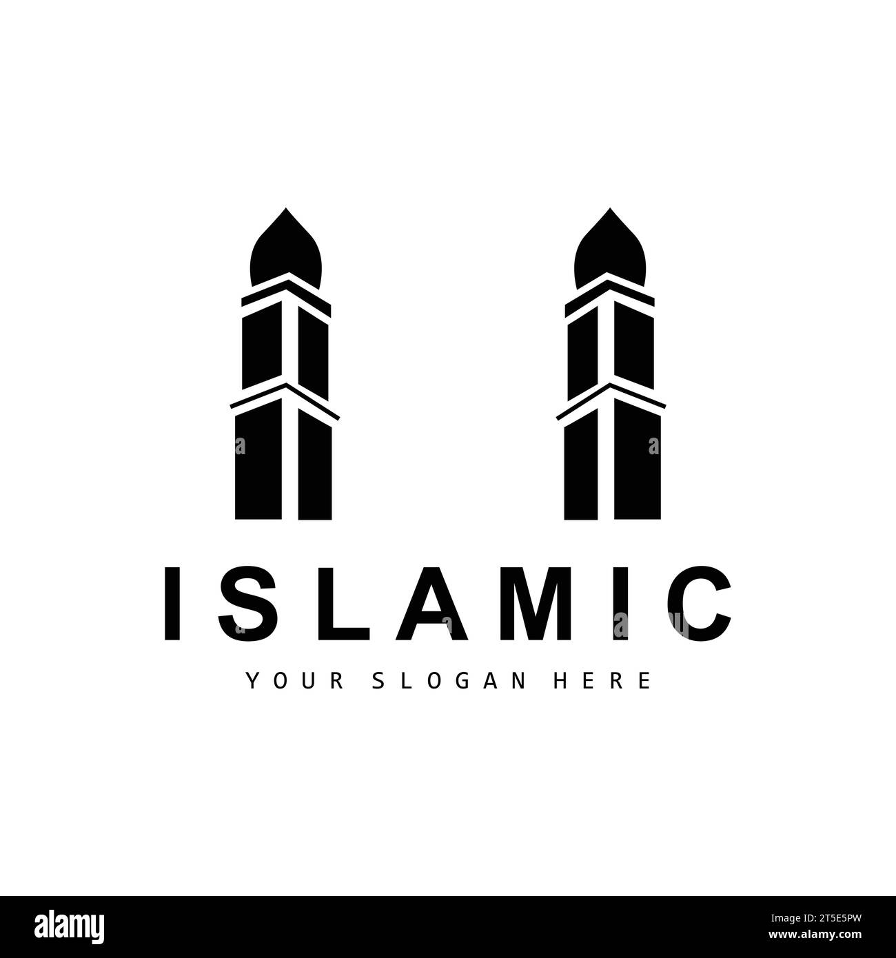 Mosque Logo, Vector Islamic, Islamic Day Ramadan Design, Eid Eid Und Eidul Adha Stock Vektor