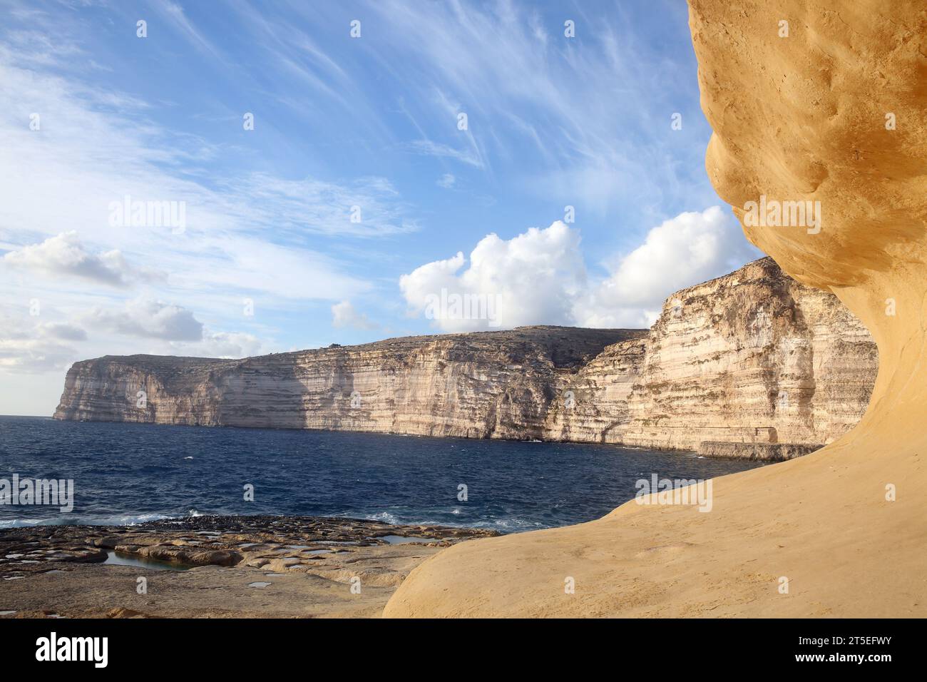 Gozo. November 2023. Dieses Foto, das am 4. November 2023 aufgenommen wurde, zeigt die Landschaft auf der Insel Gozo, Malta. Quelle: Chen Wenxian/Xinhua/Alamy Live News Stockfoto