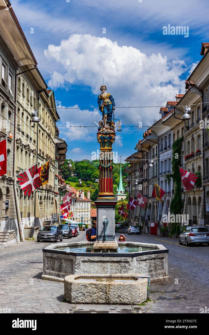 Bezauberndes Bern: Wo Geschichte Auf Landschaftliche Schönheit Trifft Stockfoto