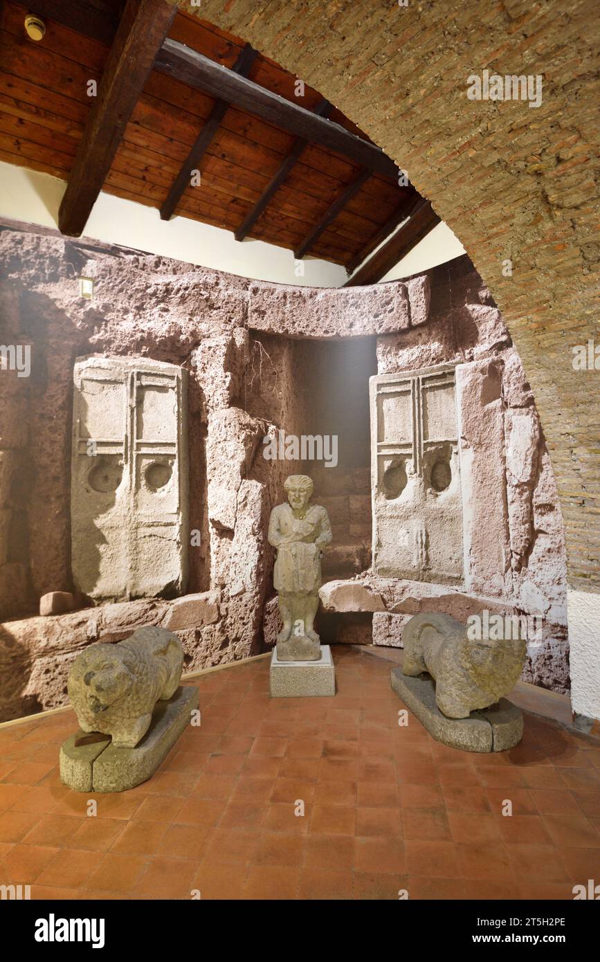 Museo Nazionale Archeologico Cerite, Cerveteri, Latium, Italien Stockfoto