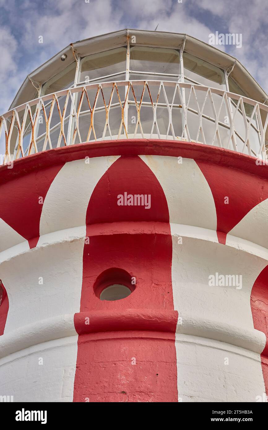 Der Hornby Lighthouse markiert den südlichen Eingang zu Port Jackson (Sydney Harbour) und wird seit den 1840er Jahren kontinuierlich genutzt Stockfoto