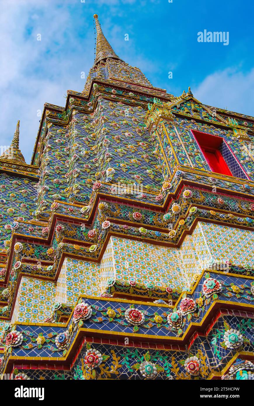 Phra Maha Chedi Sri Rajakarn, Phra Maha Chedi Si Ratchararn. Wat Pho. Bangkok. Thailand Stockfoto