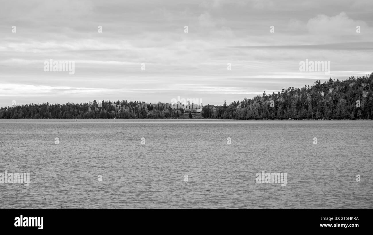 Jordan Pond House Acadia Nationalpark Stockfoto