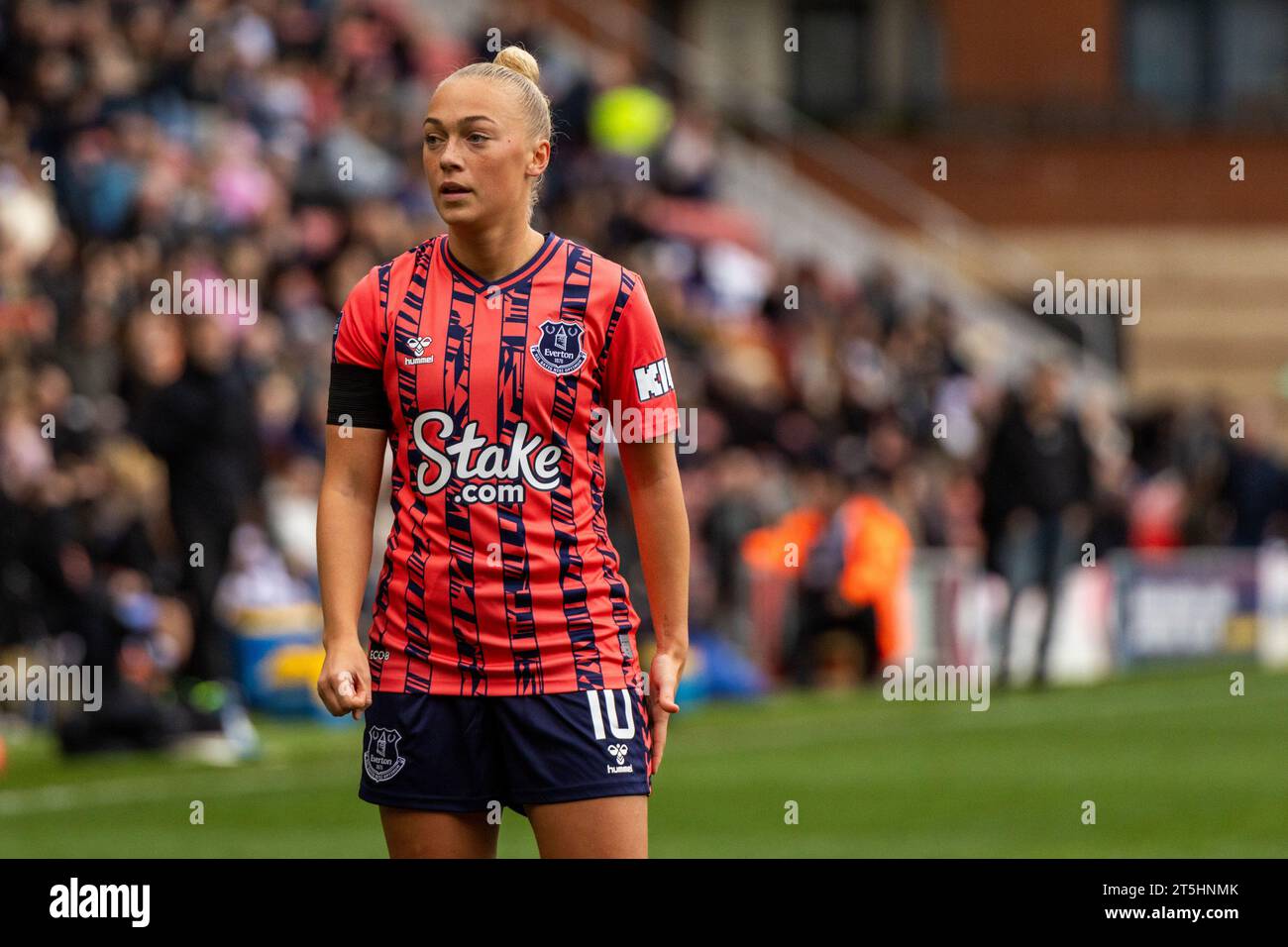 London, Großbritannien. November 2023. London, England, 05. November 2023 Hanna Bennison (10 Everton) in Aktion während des Womens Super League Spiels zwischen Tottenham Hotspur und Everton im Brisbane Road Stadium in London, England (PEDRO PORRU/SPP) Credit: SPP Sport Press Photo. /Alamy Live News Stockfoto