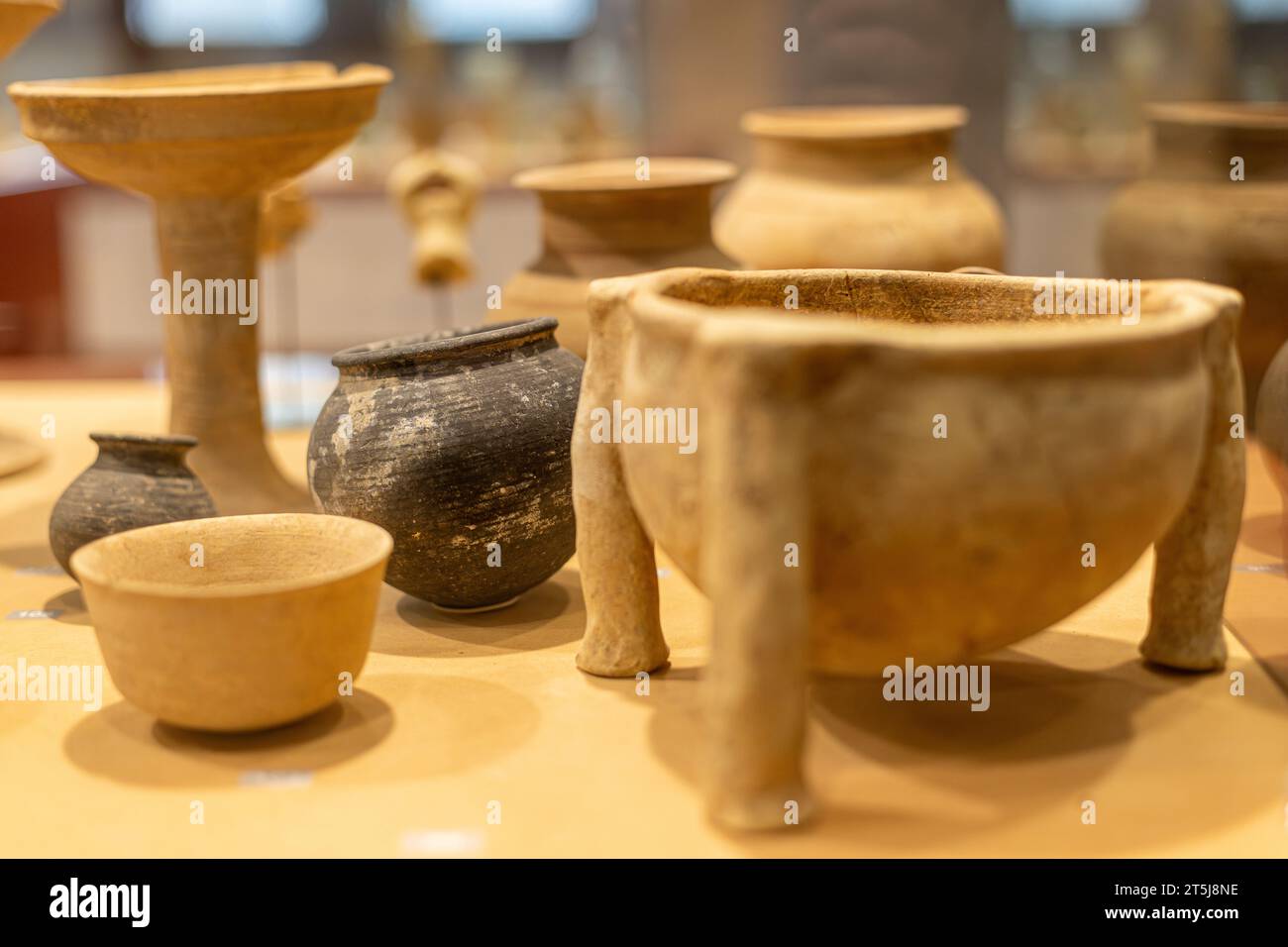 Antiquitäten ausgestellt im Museum von Agen, Lot-et-Garonne, Frankreich Stockfoto