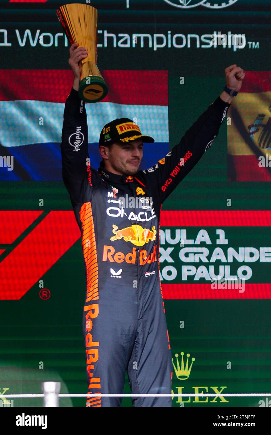 Sao Paulo, Brasilien, Brasilien. November 2023. MAX VERSTAPPEN von RED
