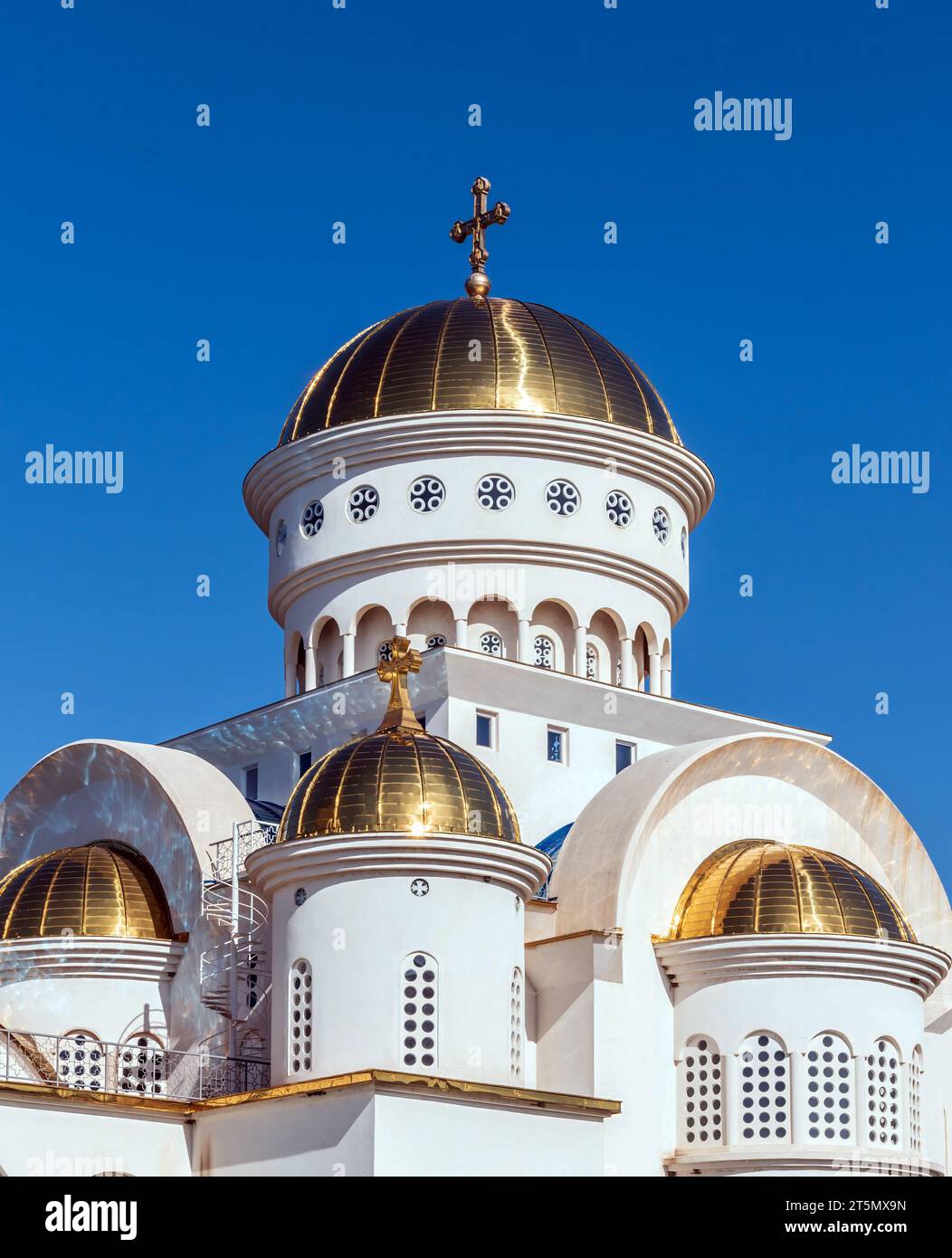 Die Kirche St.. Jovan Vladimir ist eine serbisch-orthodoxe Kirche in Bar, Montenegro. Sie wurde zwischen 2006 und 2016 erbaut Stockfoto