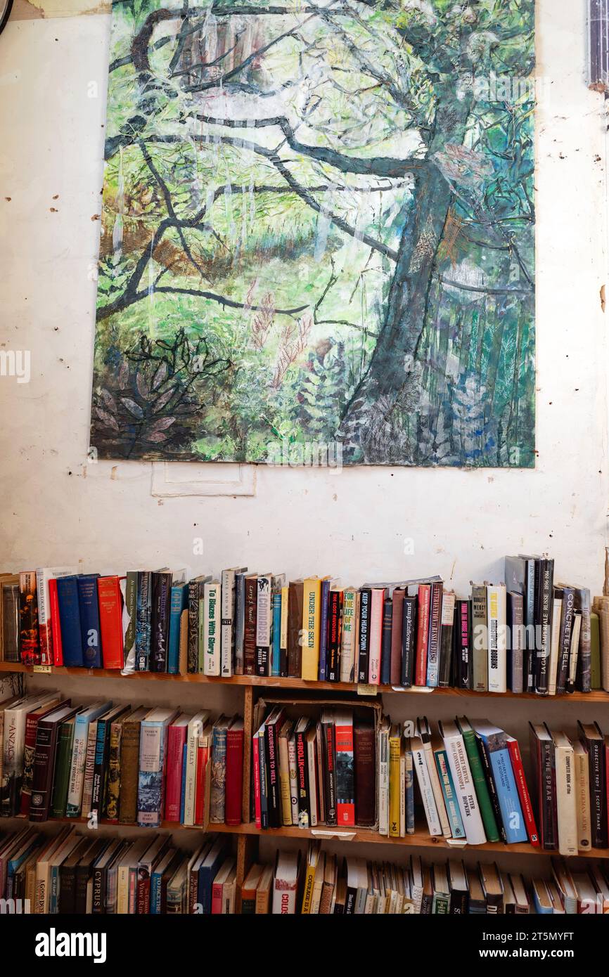Second-Hand-Buchladen Stockfoto