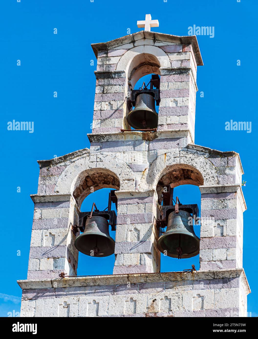 Budva Montenegro, orthodoxe Kirche der Heiligen Dreifaltigkeit Stockfoto