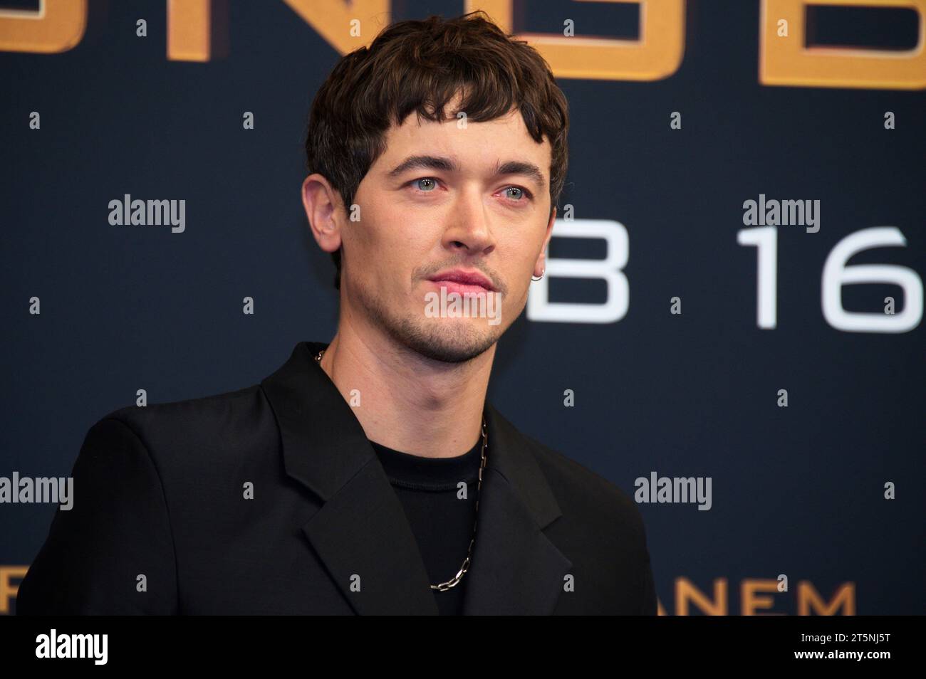 Tom Blyth bei der Premiere des Kinofilms „die Tribute von Panem – The Ballad of Songbirds and Snakes / The Hunger Games: The Ballad of Songbirds & Snakes“ im Zoo Palast. Berlin, 05.11.2023 Stockfoto