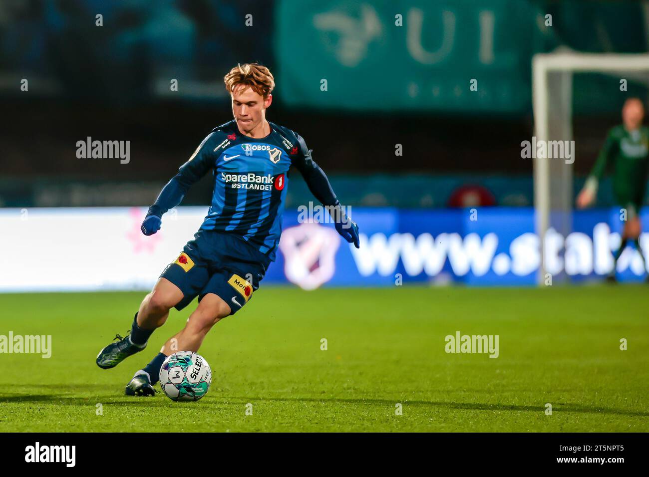 Bærum, Norwegen, 5. November 2023. Stabæk Rasmus Eggen Vinge im Eliteserien-Spiel zwischen Stabæk und Bodø/Glimt in der Nadderud Arena in Bærum. Quelle: Frode Arnesen/Alamy Live News Stockfoto