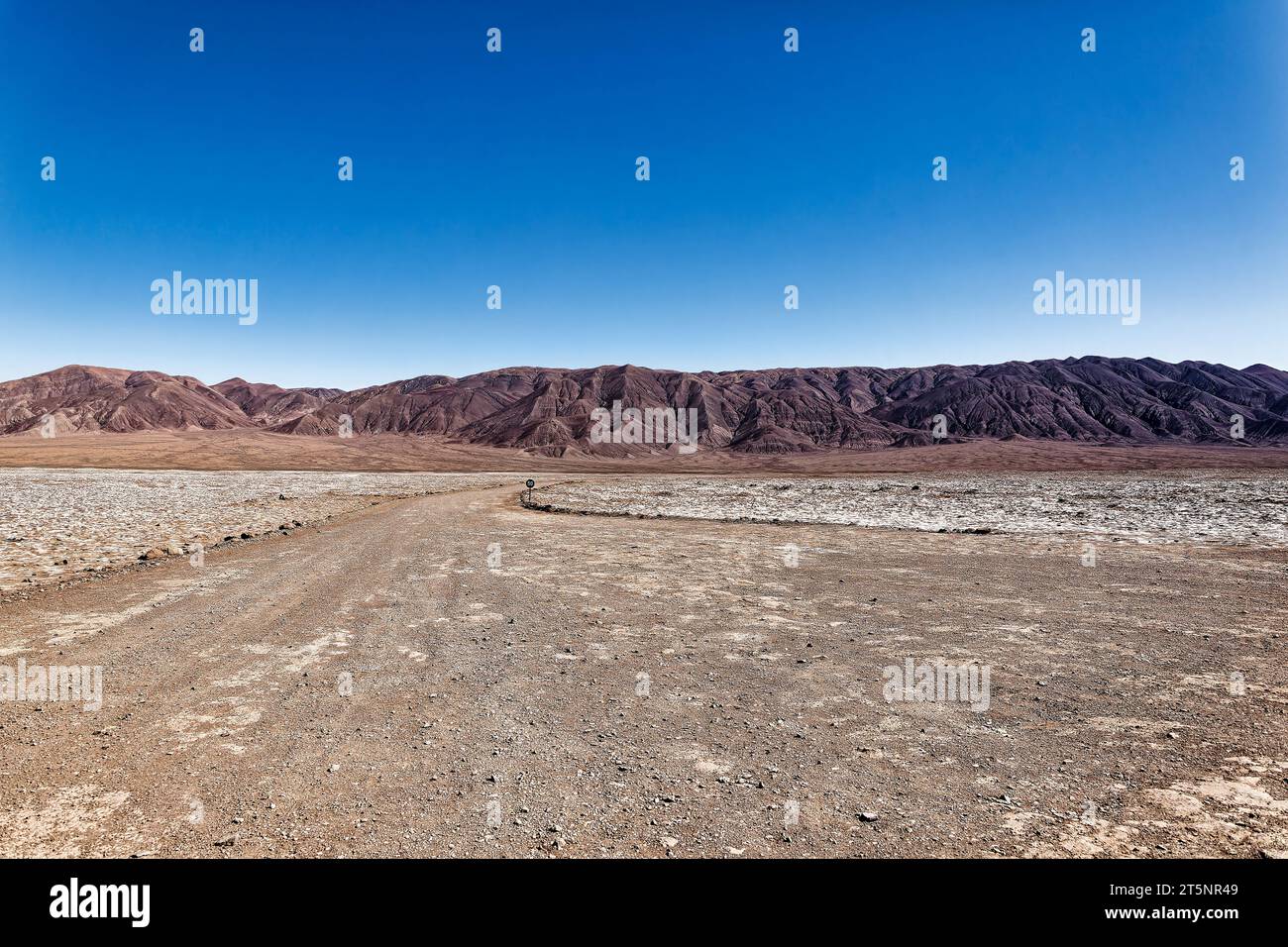 Mondlandschaften der Atacama-Wüste - Chile - San Pedro de Atacama Stockfoto