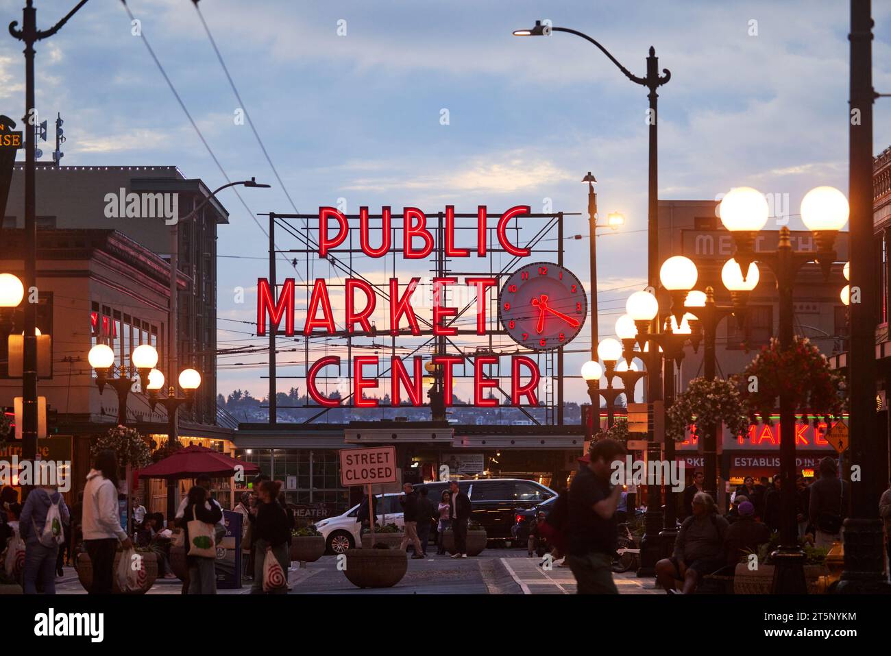 Public Market , Seattle, Washington, Usa Stockfoto