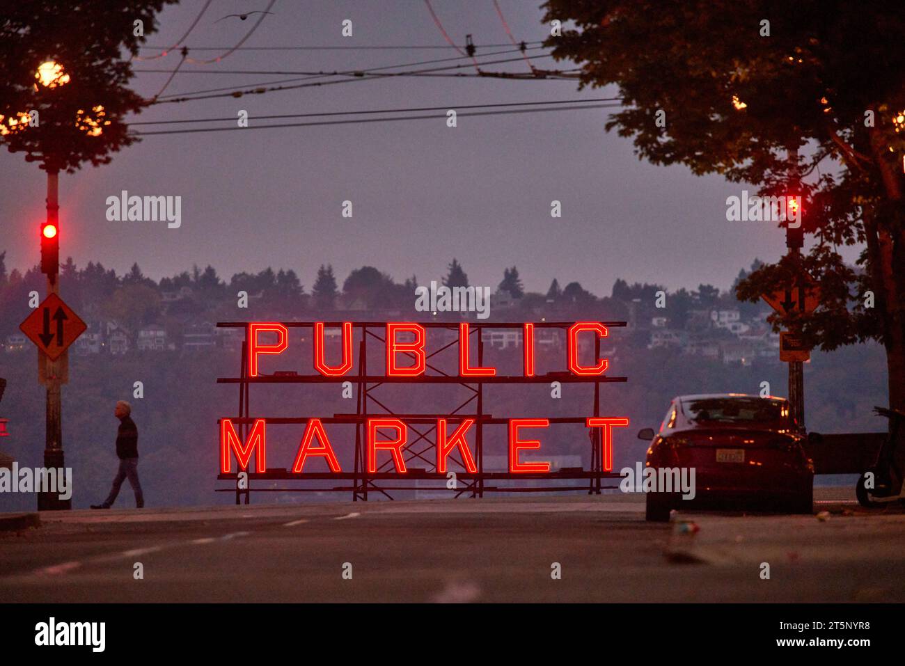 Public Market , Seattle, Washington, Usa Stockfoto