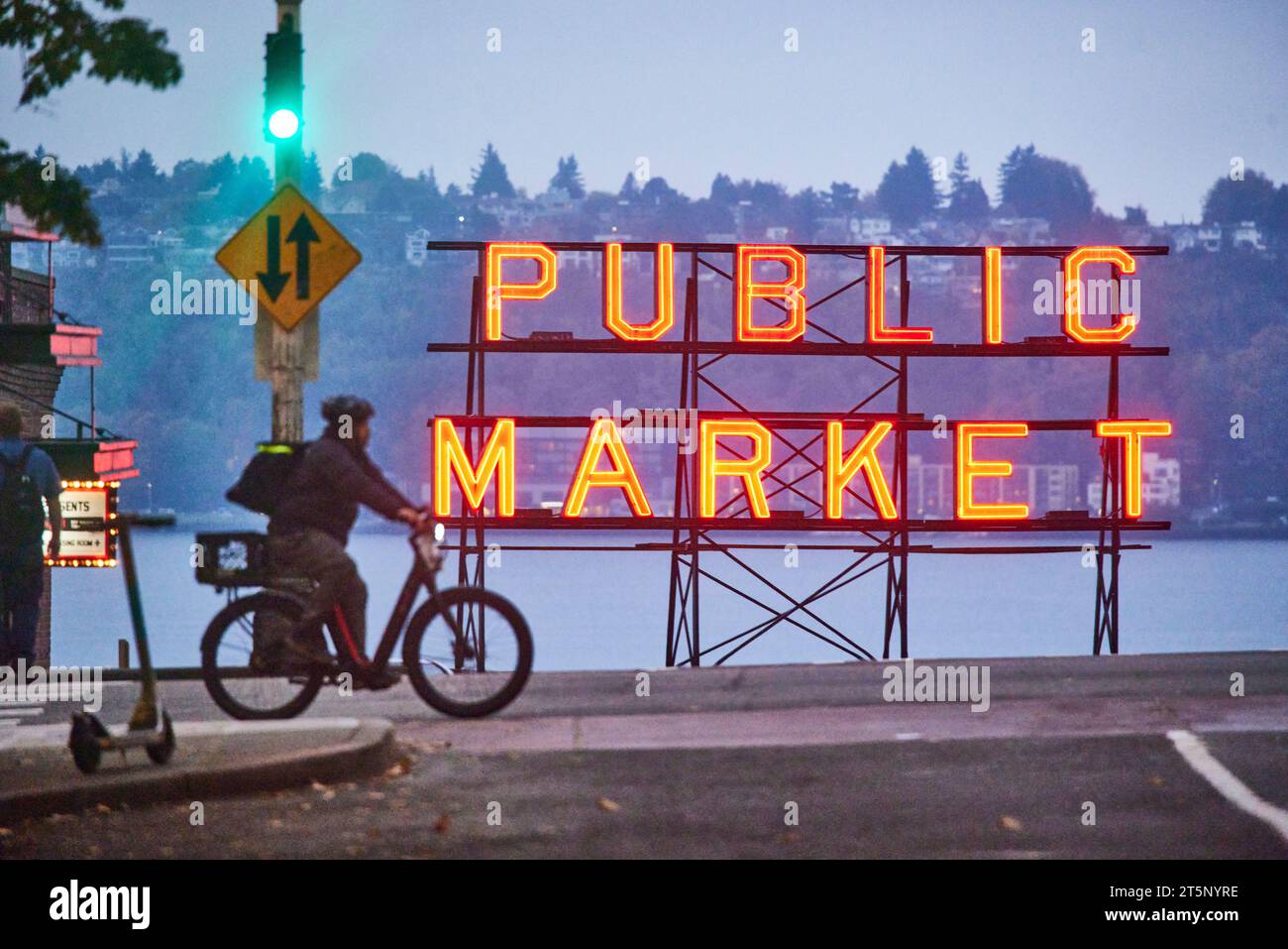 Public Market , Seattle, Washington, Usa Stockfoto