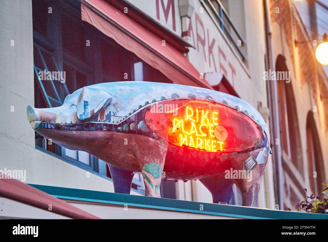 Public Market , Seattle, Washington, Usa Stockfoto