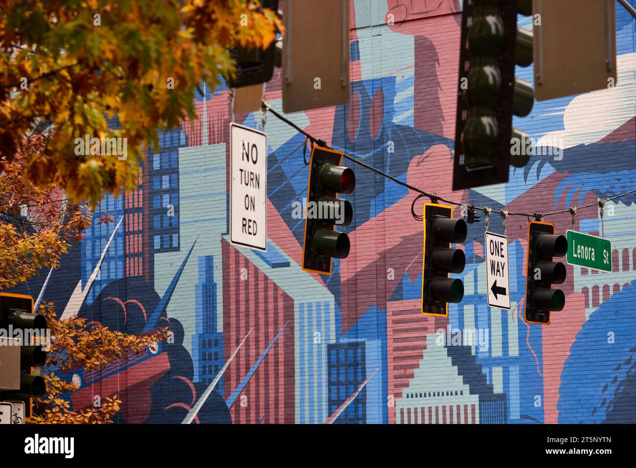 Norwegian Bliss Kreuzfahrtschiff für Norwegian Cruise Line, Seattle, Washington, USA Stockfoto