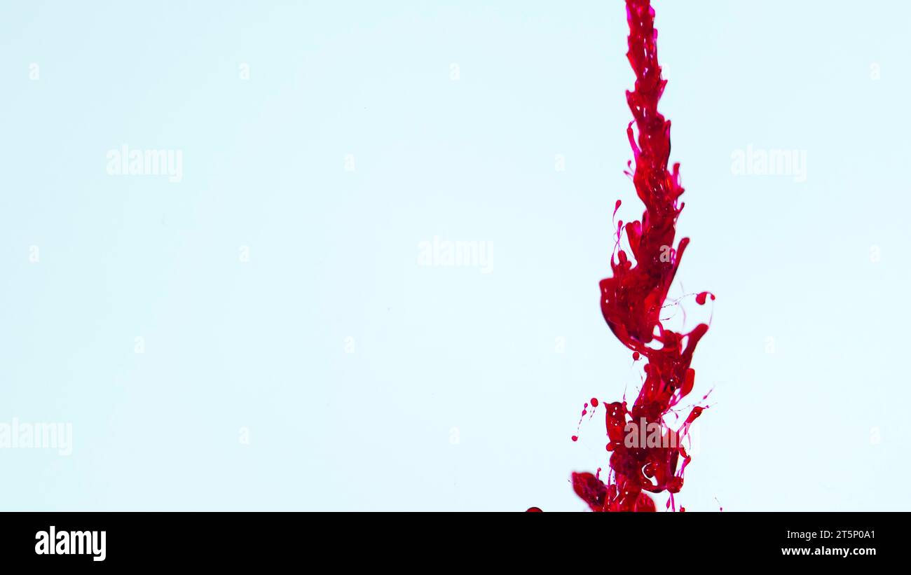 Blauer Hintergrund mit Linie abstraktes Blut kopieren Stockfoto