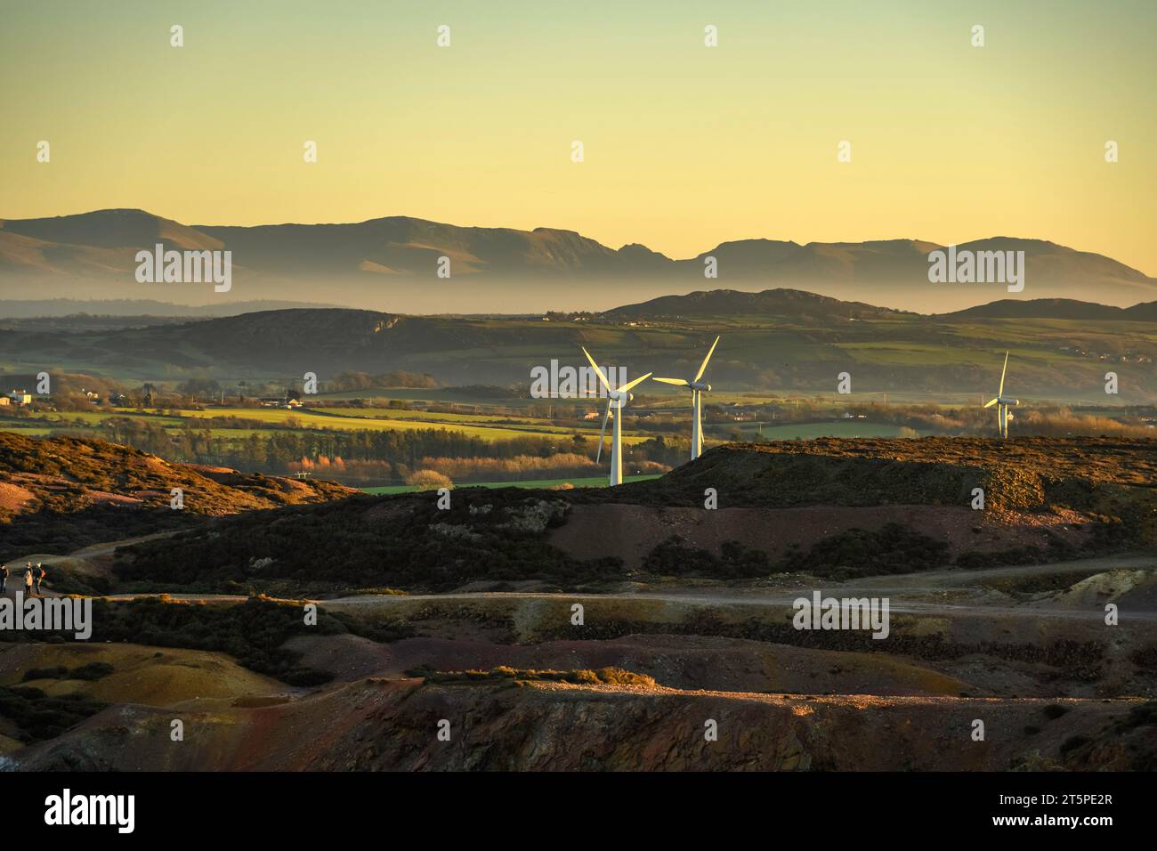 Mynydd Parys Berg Stockfoto