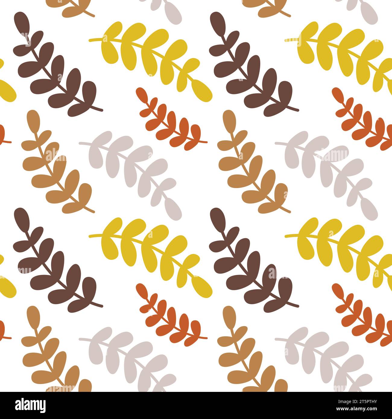 Nahtlose florale Muster Element Vektorform Doodle Pflanze abstrakte Textur Hintergrund Illustration für digitales Papier und Druckmaterialien. Stock Vektor