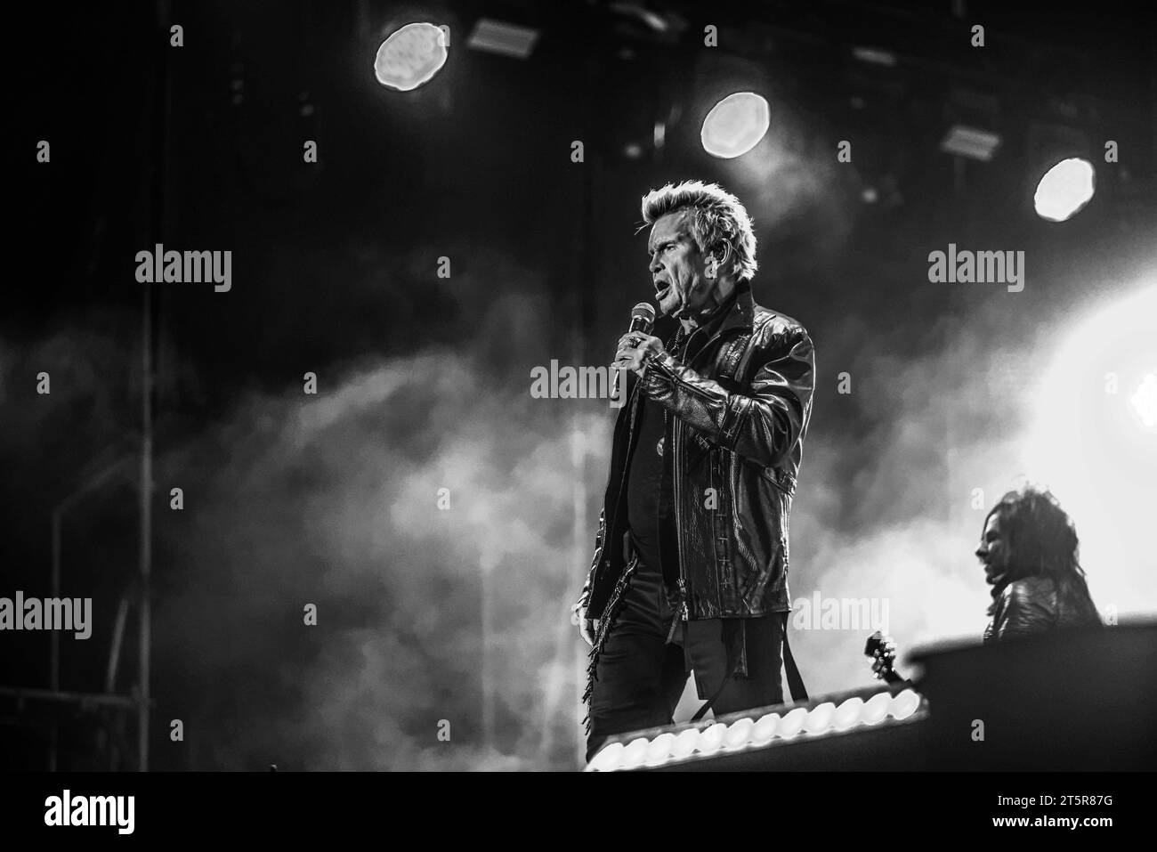 TOLUCA, MEXIKO - 5. NOVEMBER: Billy Idol tritt während einer Show im Rahmen der Hell & Heaven 2023 im Foro Pegaso am 5. November 2023 in Toluca auf. (Foto von Luis Gutierrez/ Norte Photo/) Credit: NortePhoto.com/Alamy Live News Stockfoto