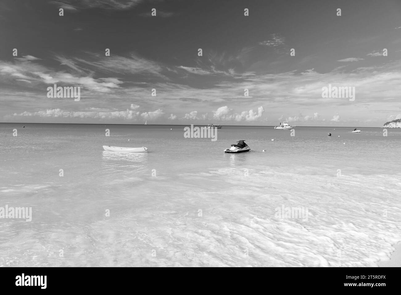 Sommerurlaub am Strand in Seascape. Sommerurlaub am Strand. Stockfoto