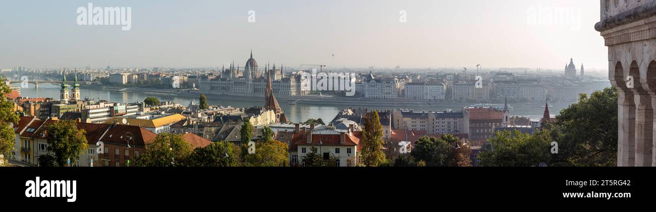 Skyline Budapest, Ungarn Stockfoto