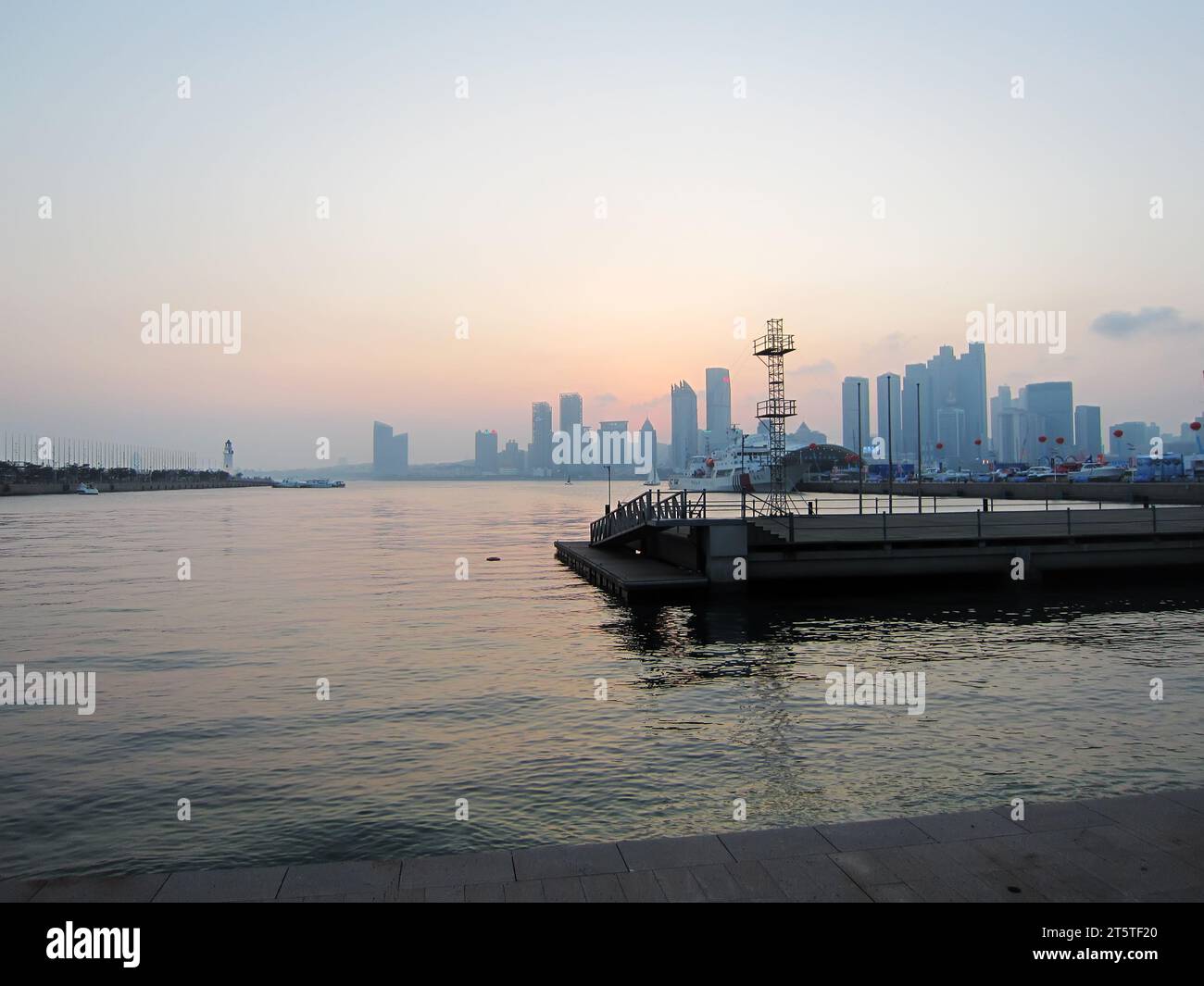 Qingdao City - 22. Mai 2015: Shandong Qingdao Olympisches Segelzentrum am 22. Mai 2015, Qingdao City, Provinz shandong, China Stockfoto