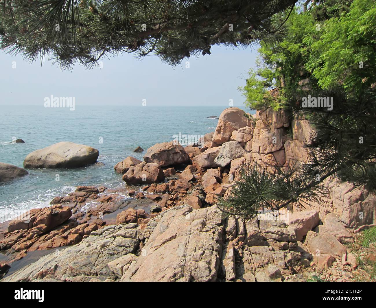 Shandong Qingdao laoshan Berglandschaft, Nahaufnahme des Fotos Stockfoto