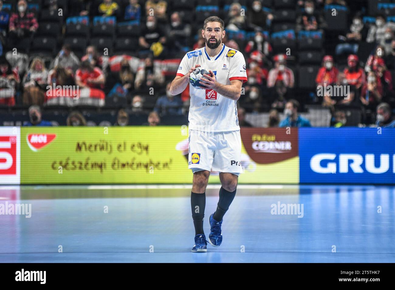 Nikola Karabatic (Frankreich). EHF Euro 2022. Stockfoto