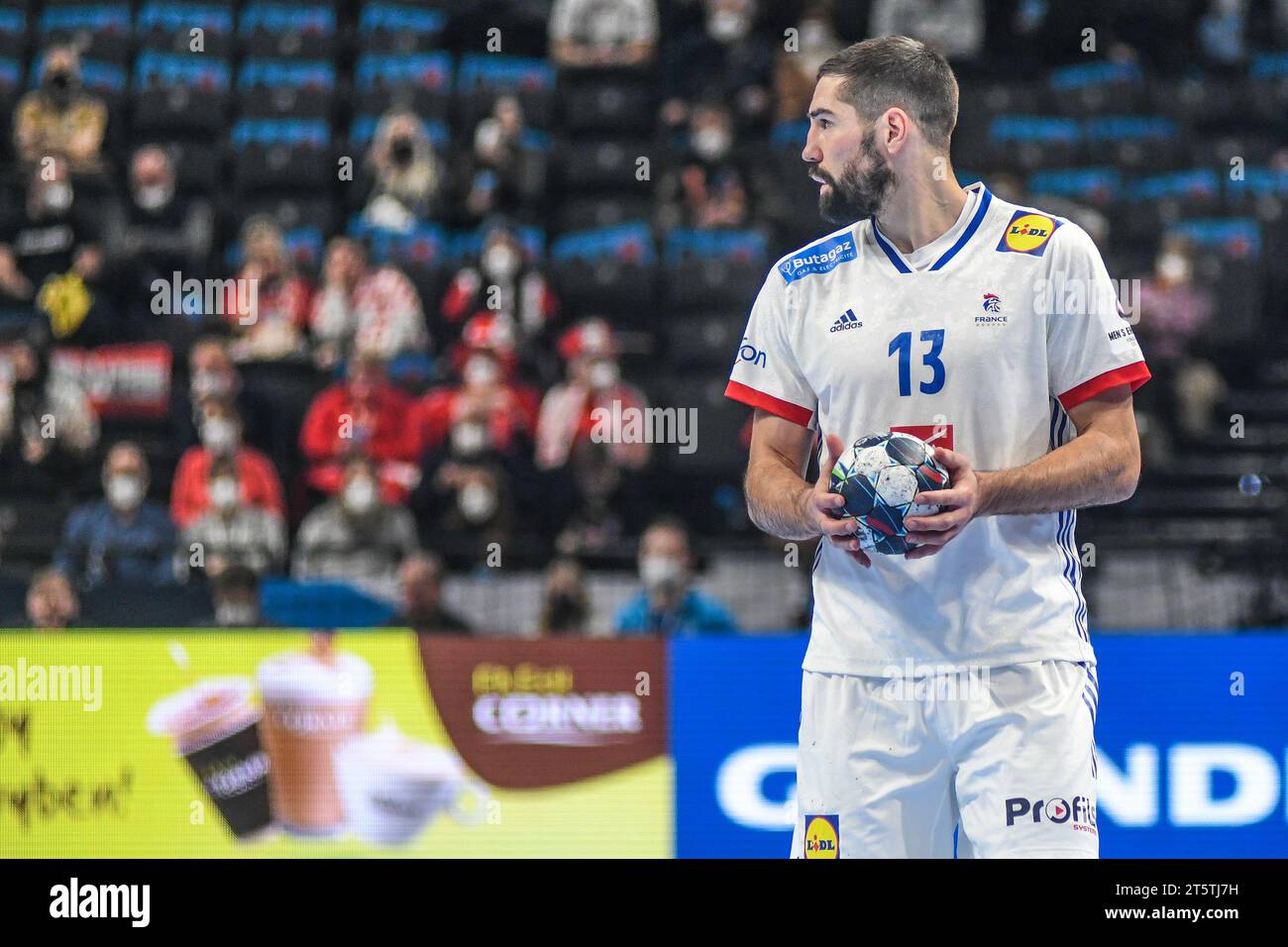 Nikola Karabatic (Frankreich). EHF Euro 2022. Stockfoto