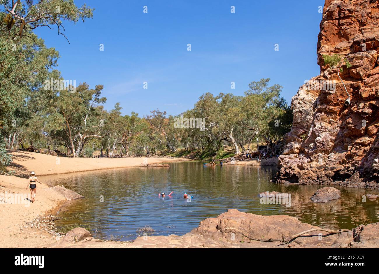 Ormiston Gorge Stockfoto