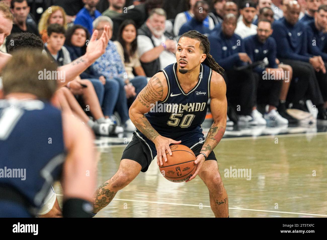 Orlando, Florida, USA, 6. November 2023, Orlando Magic Guard Cole Anthony #50 während der zweiten Halbzeit im Amway Center. (Foto: Marty Jean-Louis/Alamy Live News Stockfoto