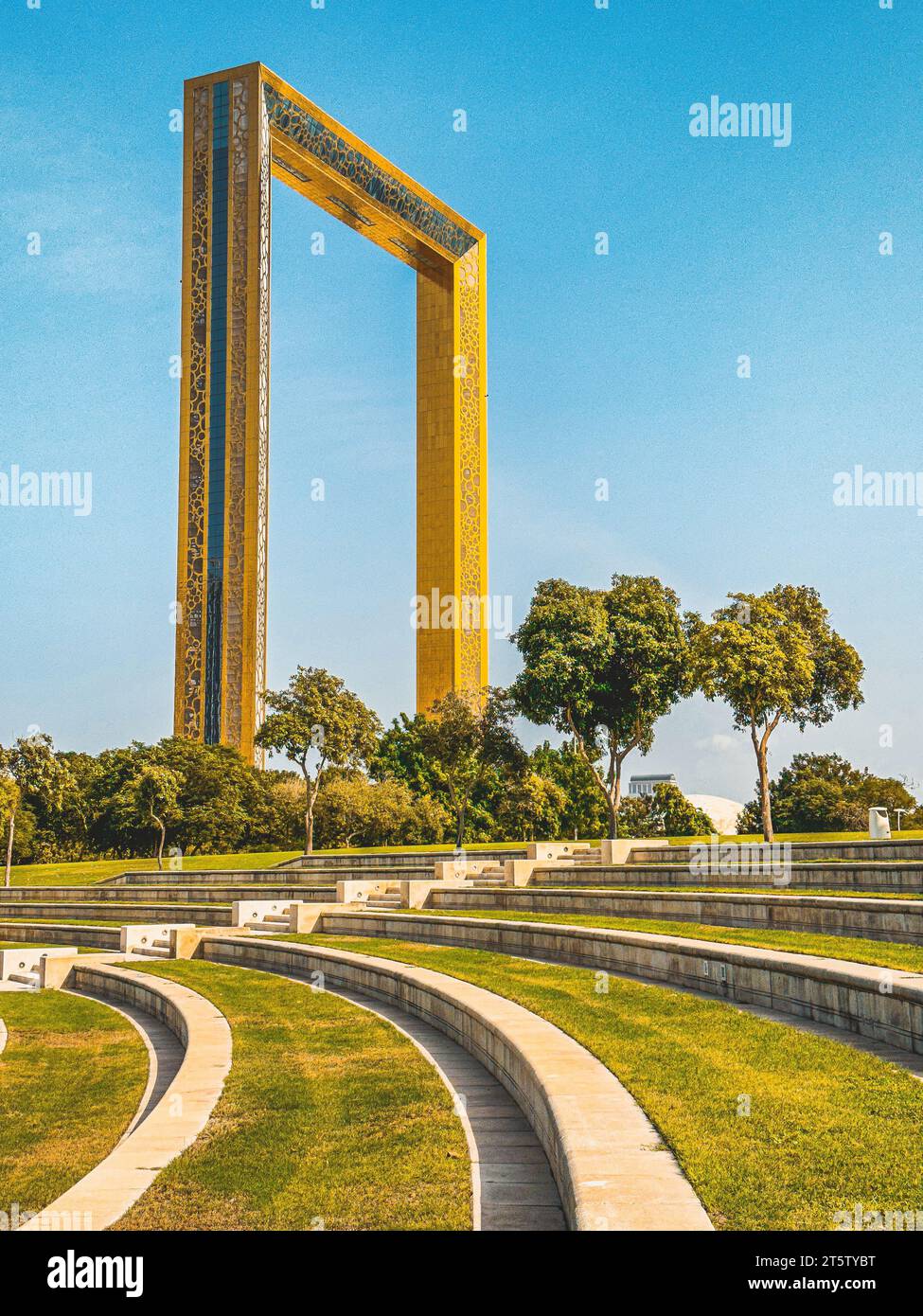 Dubai Frame im Zabeel Park, Downtown Dubai, VAE Stockfoto