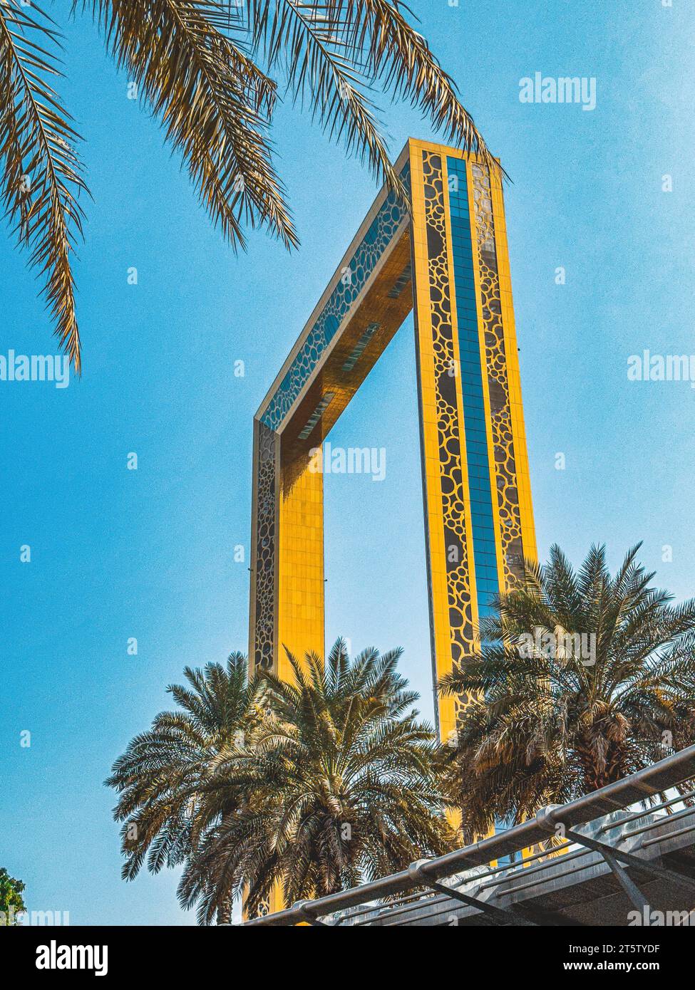 Dubai Frame im Zabeel Park, Downtown Dubai, VAE Stockfoto